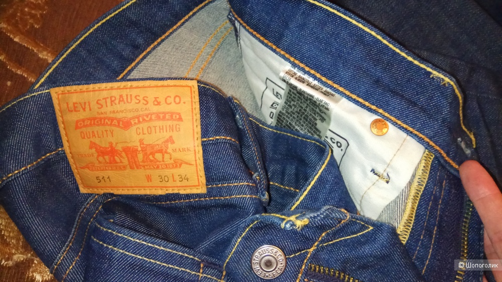 Джинсы Levis маркировка 30