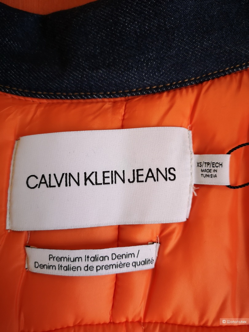 Женская утепленная джинсовая куртка Calvin Klein
