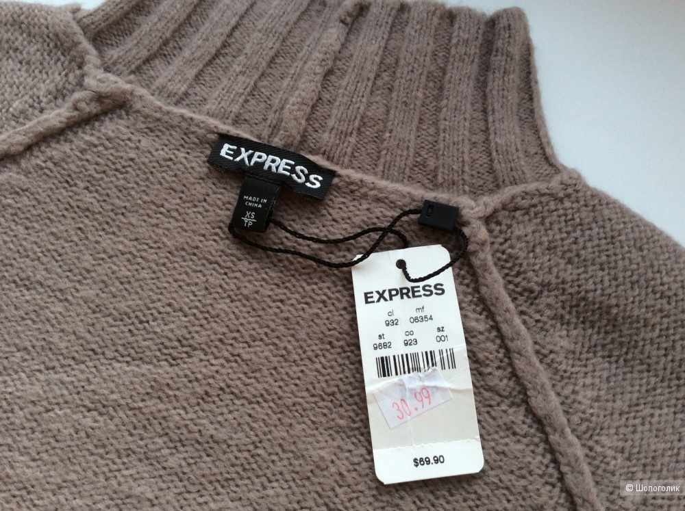 Свитер - платье Express, размер XS