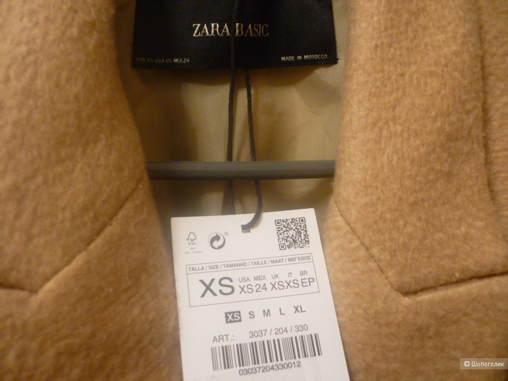 Пальто ZARA, размер XS
