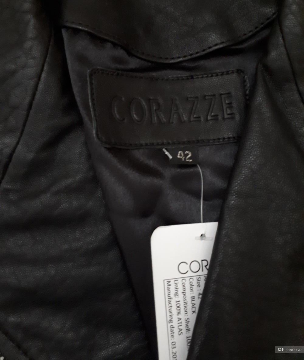Кожаная куртка Corazze, размер 42