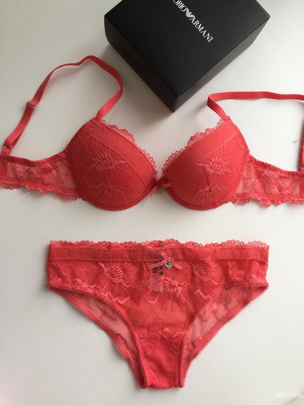 Комплект белья Emporio Armani, S (32B/70B)