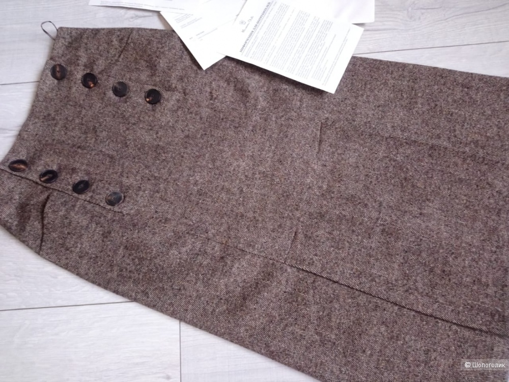 Юбка- карандаш с шерстью, MASSIMO DUTTI, eu 36