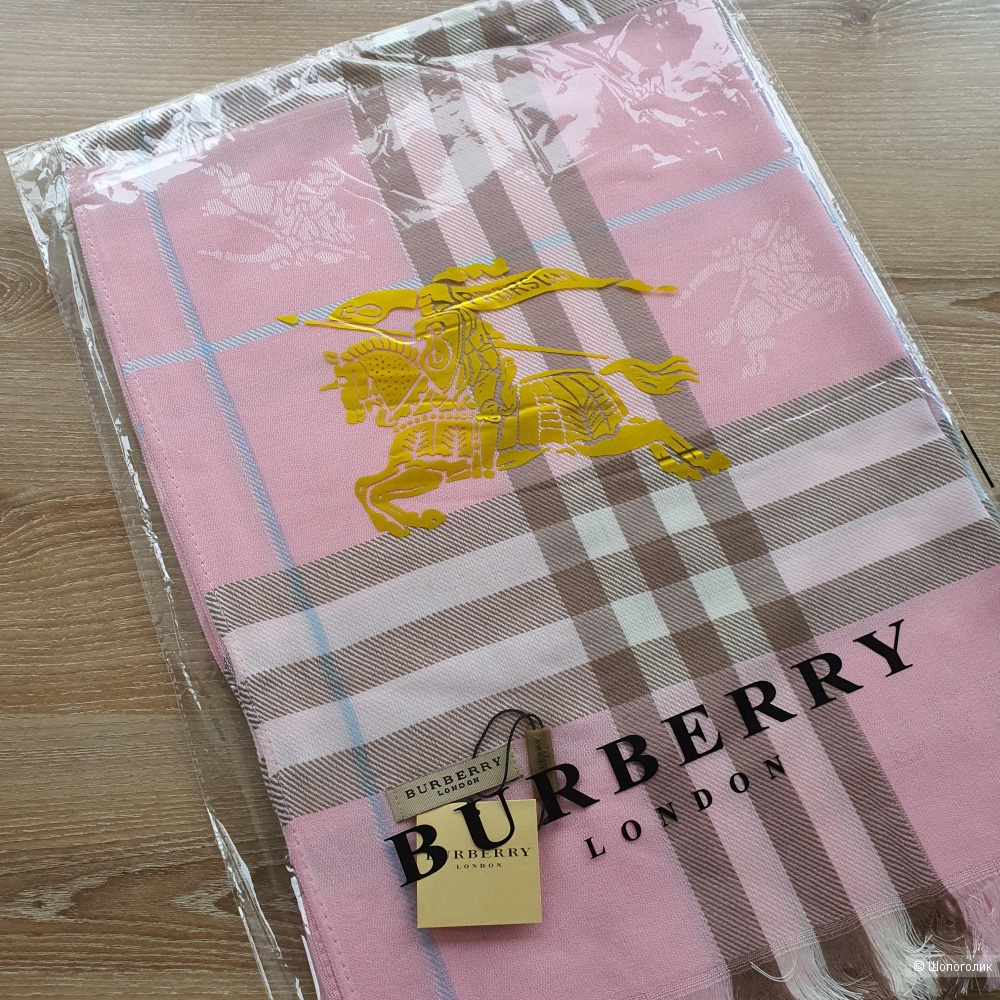 Палантин Burberry классический (розовый)