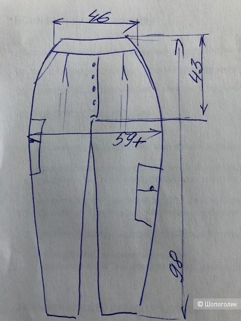 Брюки ATELIER ARCHIVIO,46IT