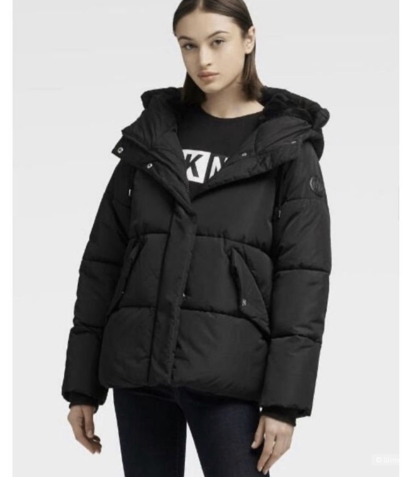 Модная демисезонная куртка DKNY размер M, S-Oversize