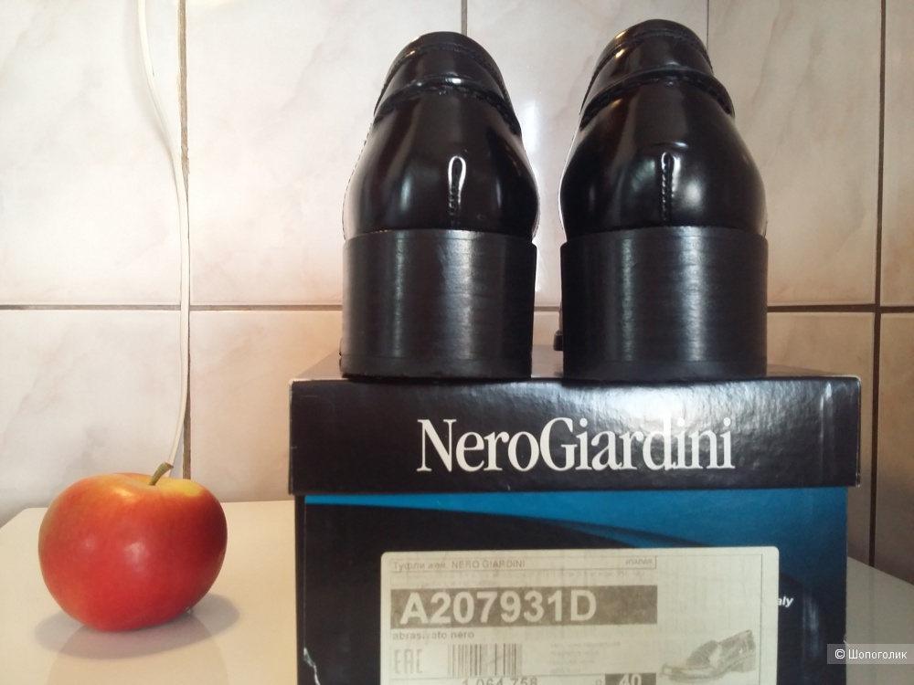 Кожаные туфли Nero Giardini,40 размер.