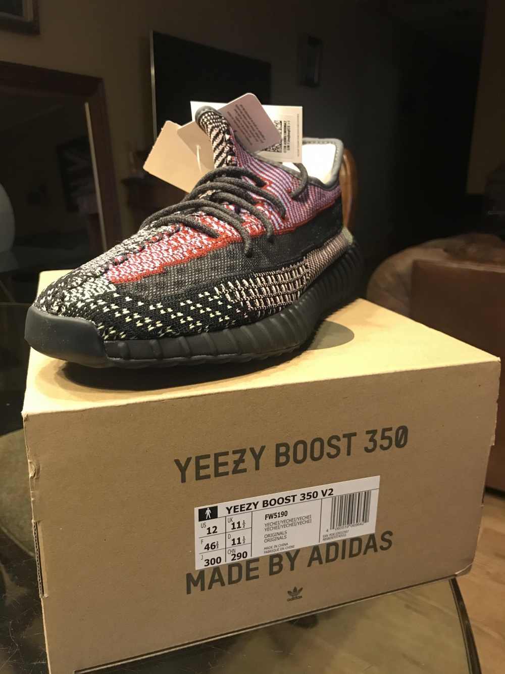 Yeezy yecheil 2024 size 12