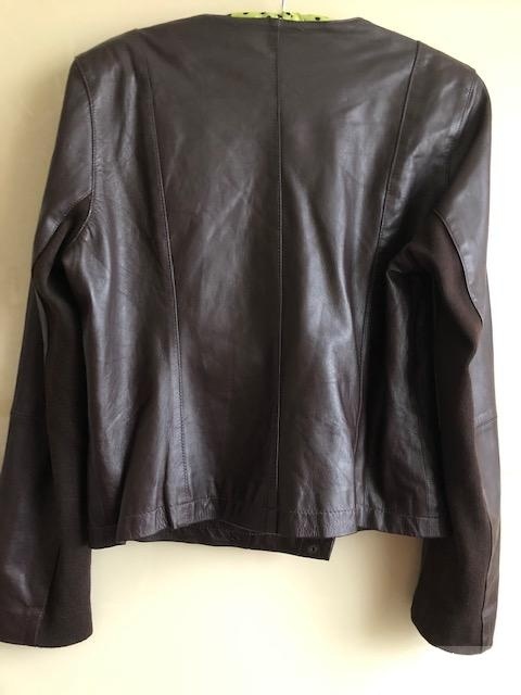 Куртка кожаная SOFT GREY на 46-48 размер