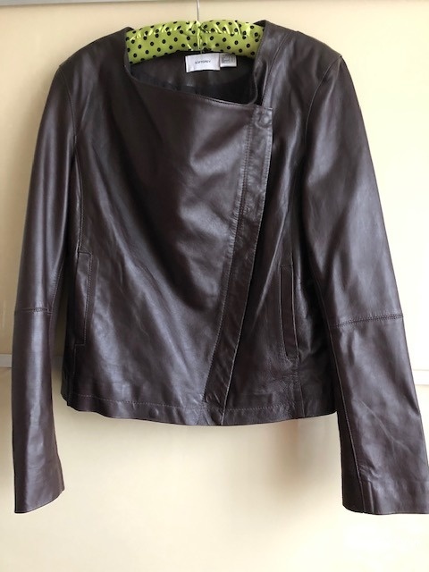 Куртка кожаная SOFT GREY на 46-48 размер