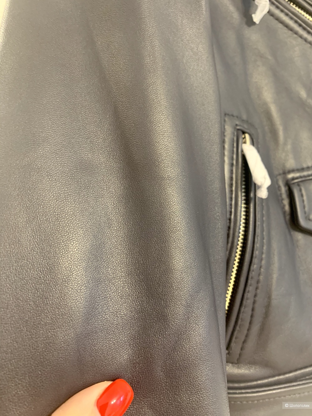Кожаная куртка Michael Kors, размер M