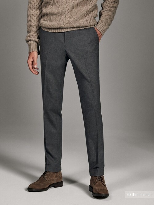 Мужские брюки Massimo Dutti,100% шерсть, евр.50 на 54-56