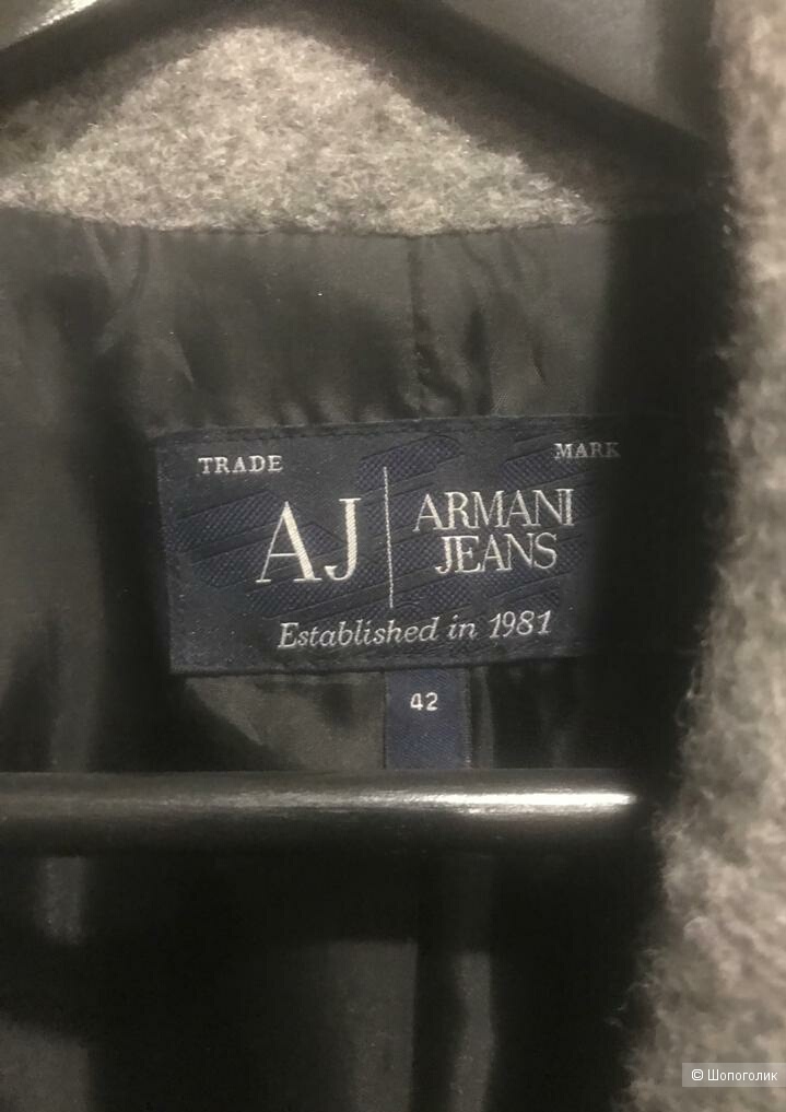 Пальто Armani Jeans, размер 42 It (большемерит)