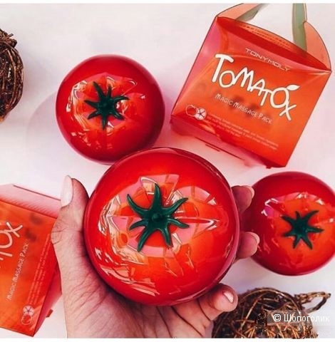 Осветляющая и выводящая токсины маска TONY MOLY Tomatox Magic White Massage Pack 80 грамм