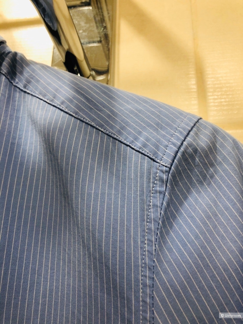 Рубашка GANT Stretch Banker Stripe Broadcloth Shirt Размер 44-46.