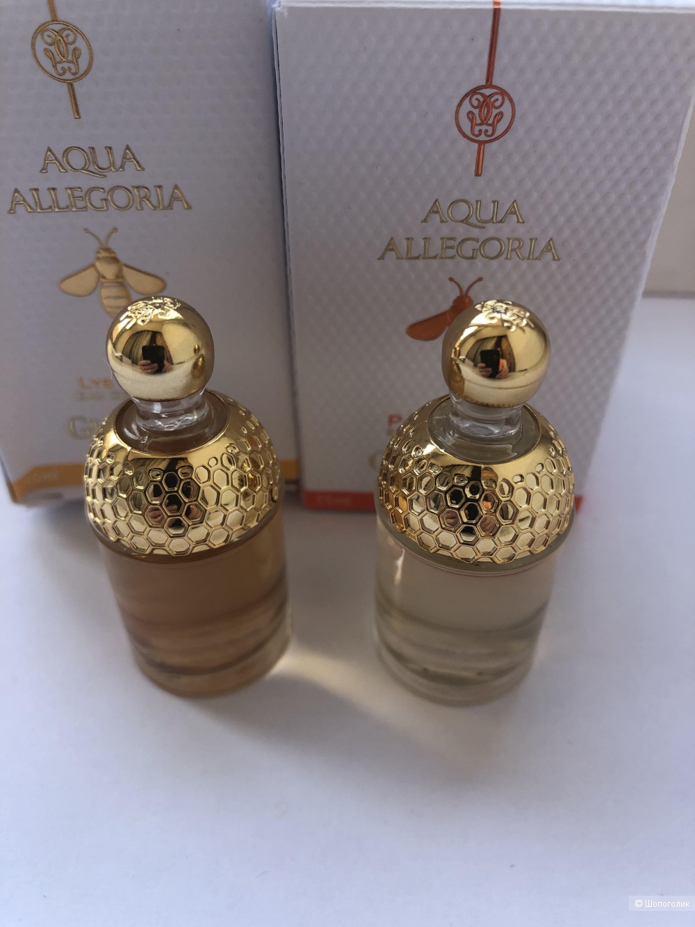 Сет миниатюр  Aqua Allegoria  от Guerlain, 2 по 7,5 мл