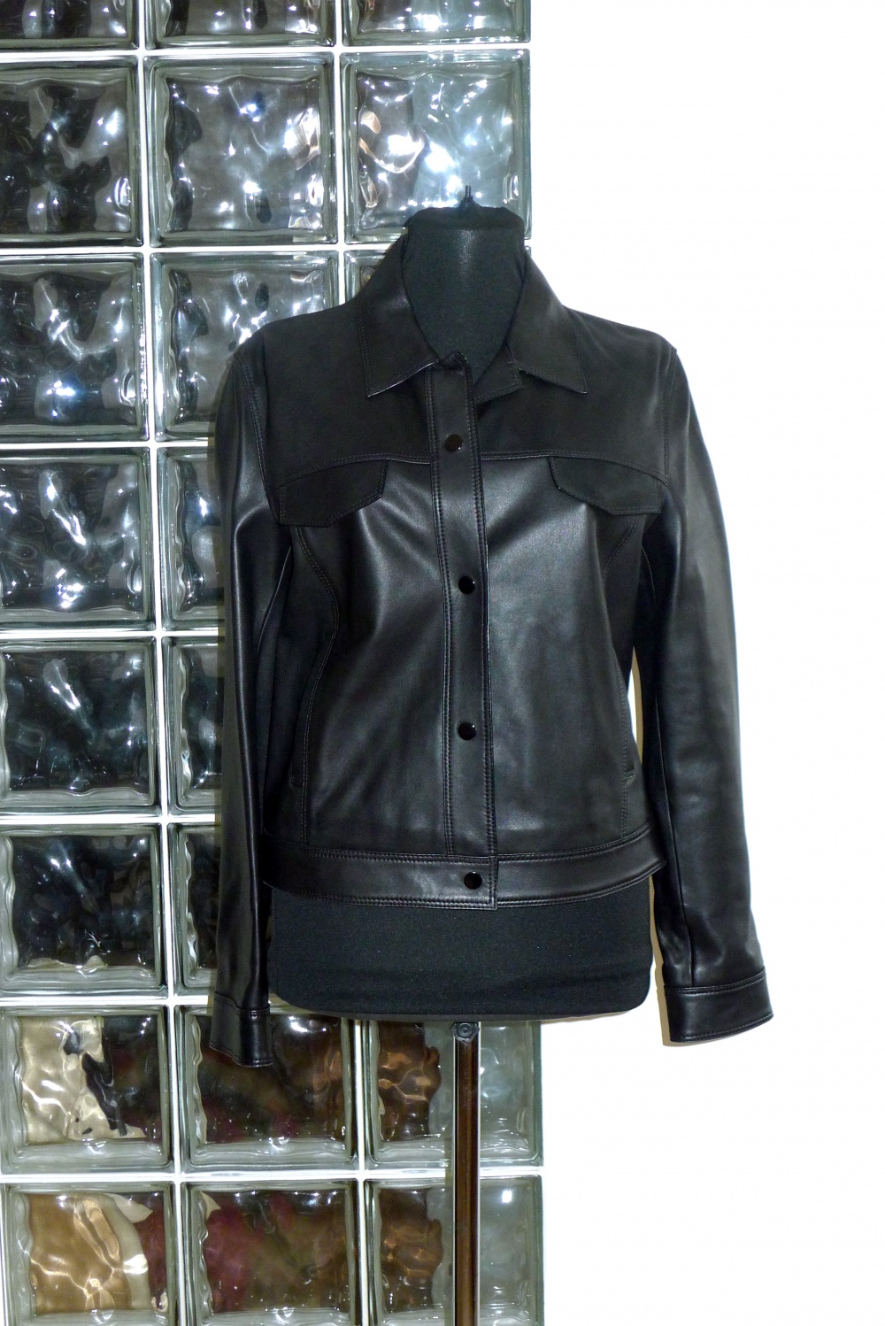 Куртка кожаная Massimo Dutti размер М S