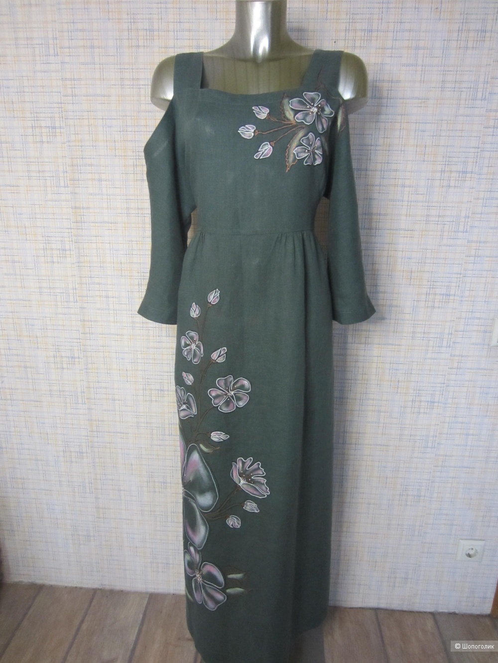 Платье льняное Polinushka (Беларусь), размер 48-52