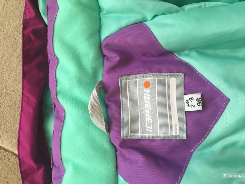 Комплект(куртка и полукомбинезон) Icepeak,размер 98 2-3 года