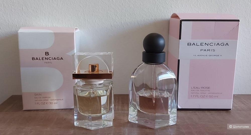 Парфюм Balenciaga Skin ПВ 25 мл/30 мл+ Balenciaga L'Eau Rose ТВ 20/ 50 мл