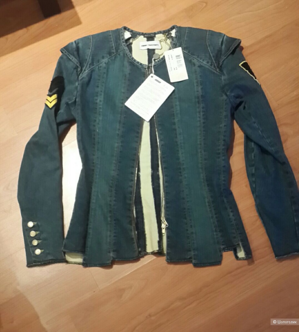 Джинсовый пиджак Jimmy Taverniti. 46 размер (российский)