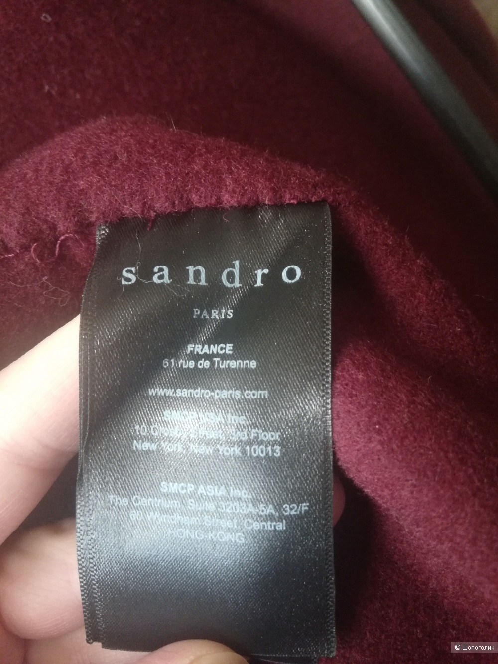 Sandro новое пальто, 42-44 р