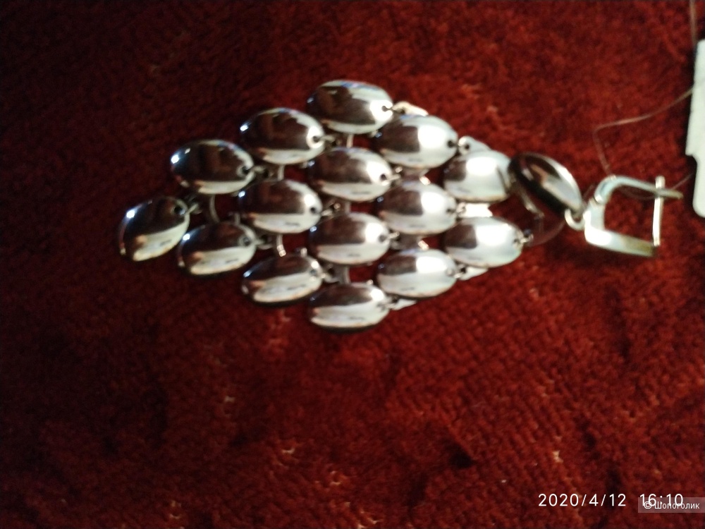 Серебряные серьги fidelis