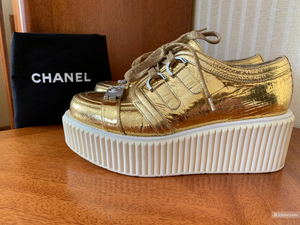 Сникерсы CHANEL Chanel Boy Creepers Resort, размер 38