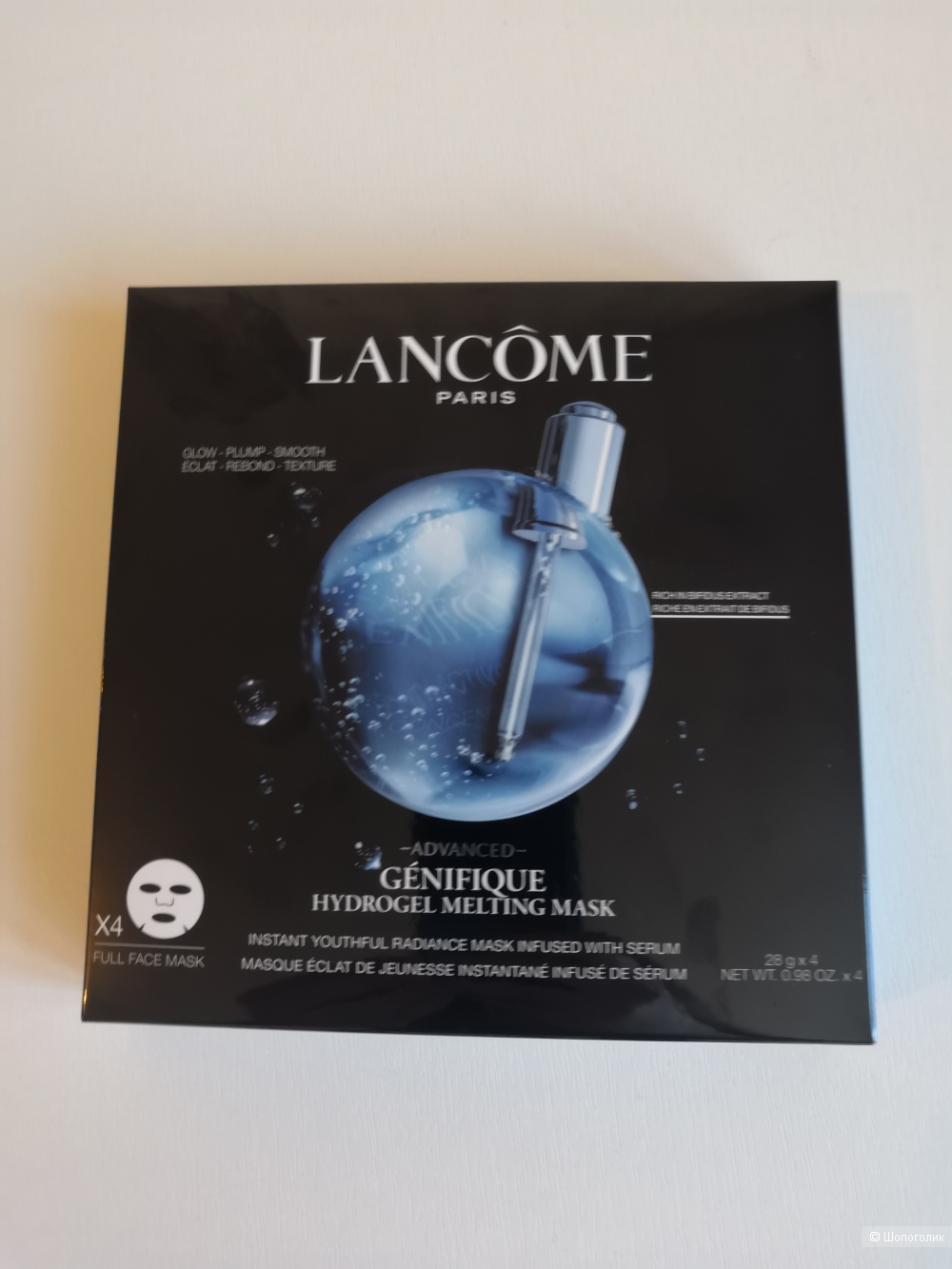 Гидрогелевая маска LANCOME Genifique 28г  х 4шт