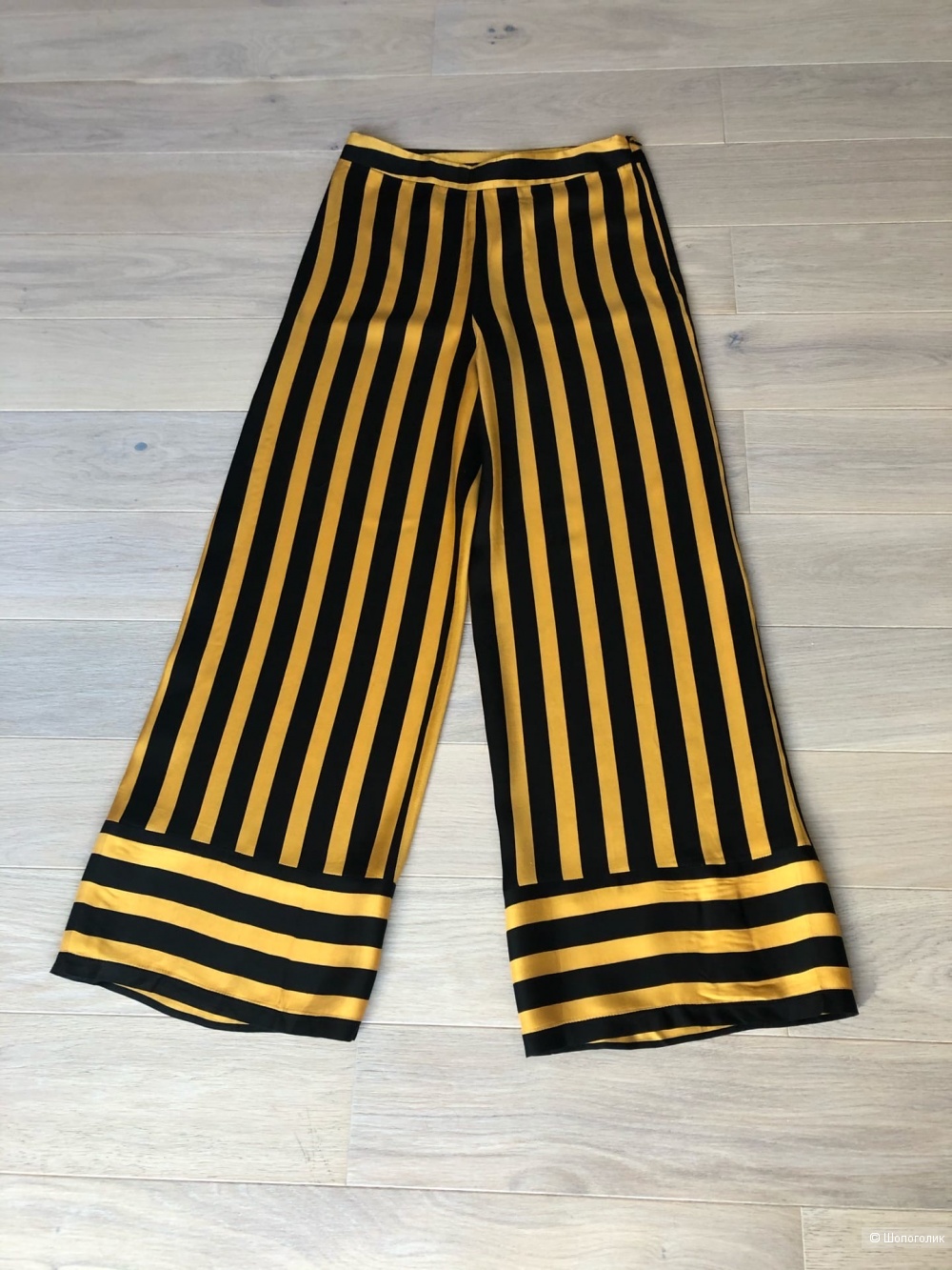 Широкие брюки в полоску ASOS DESIGN 36-38 eur