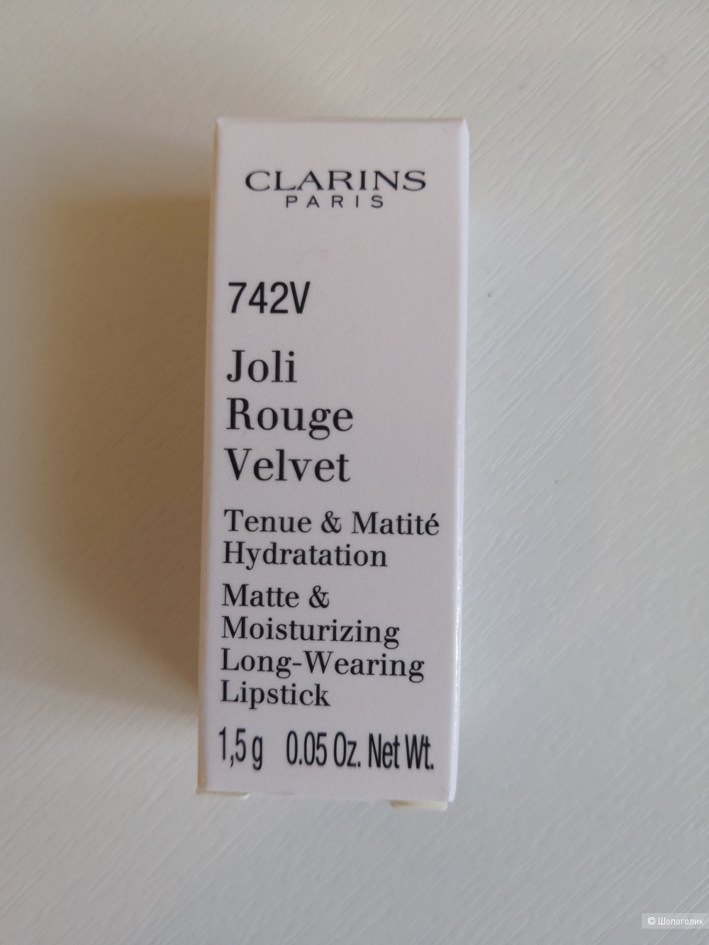 Губная помада Clarins Joli Rouge Velvet 742V 1,5 гр.