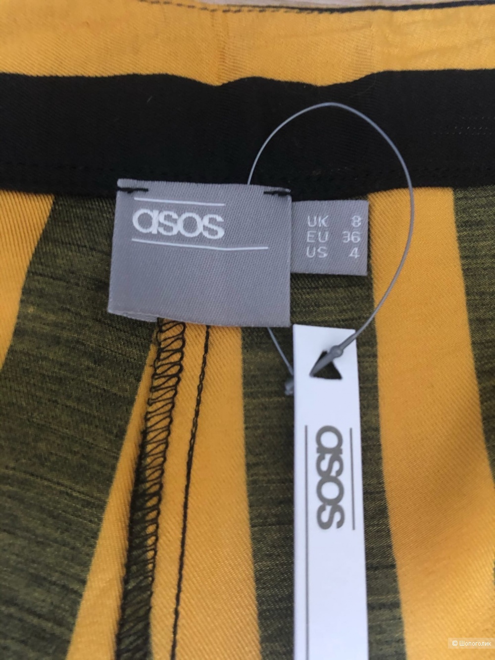 Широкие брюки в полоску ASOS DESIGN 36-38 eur