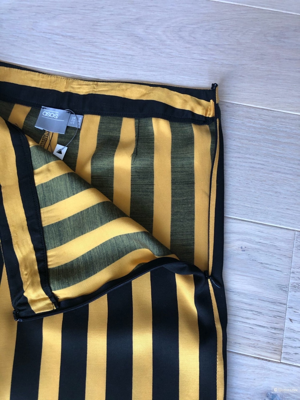 Широкие брюки в полоску ASOS DESIGN 36-38 eur