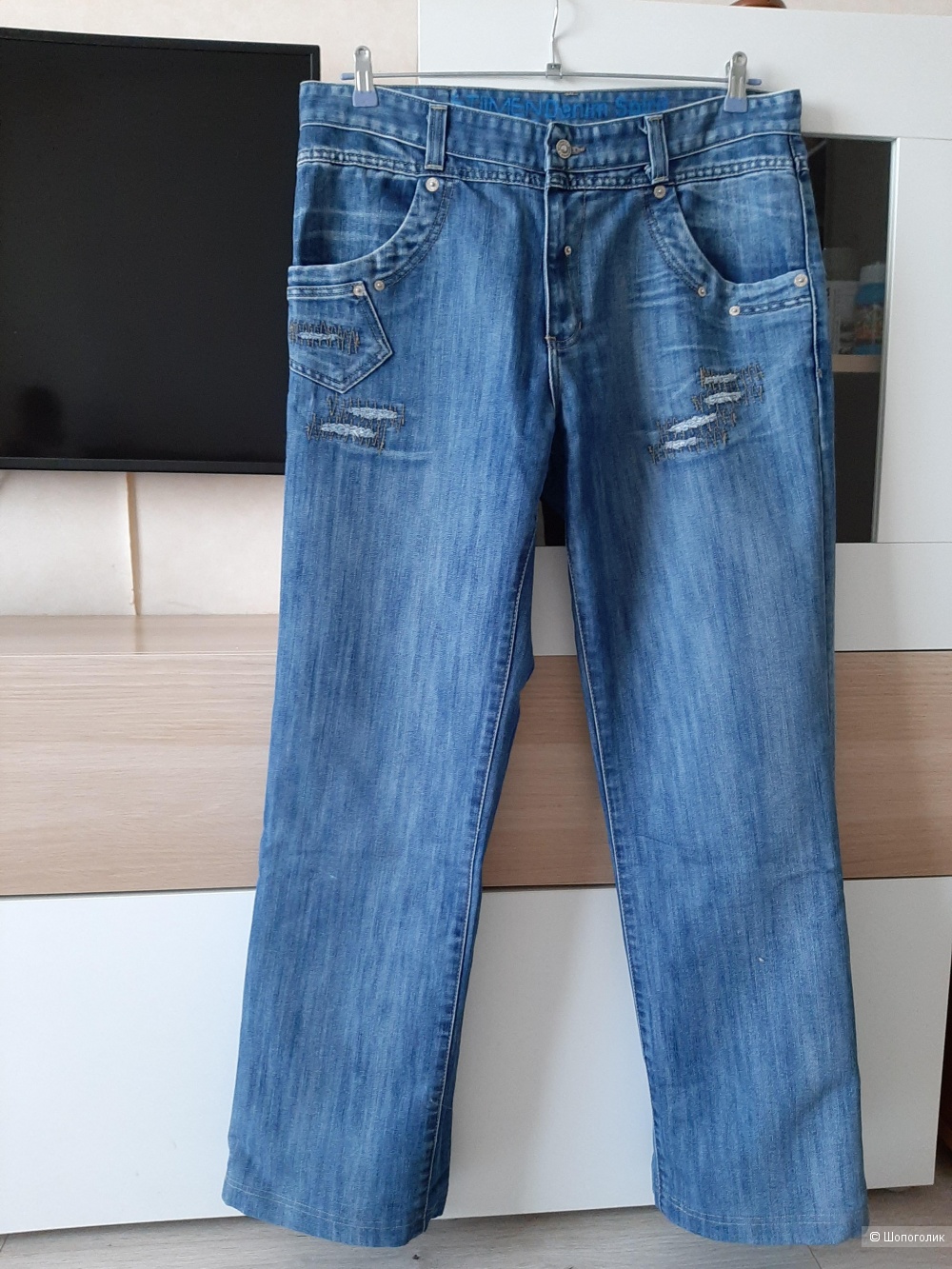 Пакет мужских джинс, мультибренд, размер 52-54