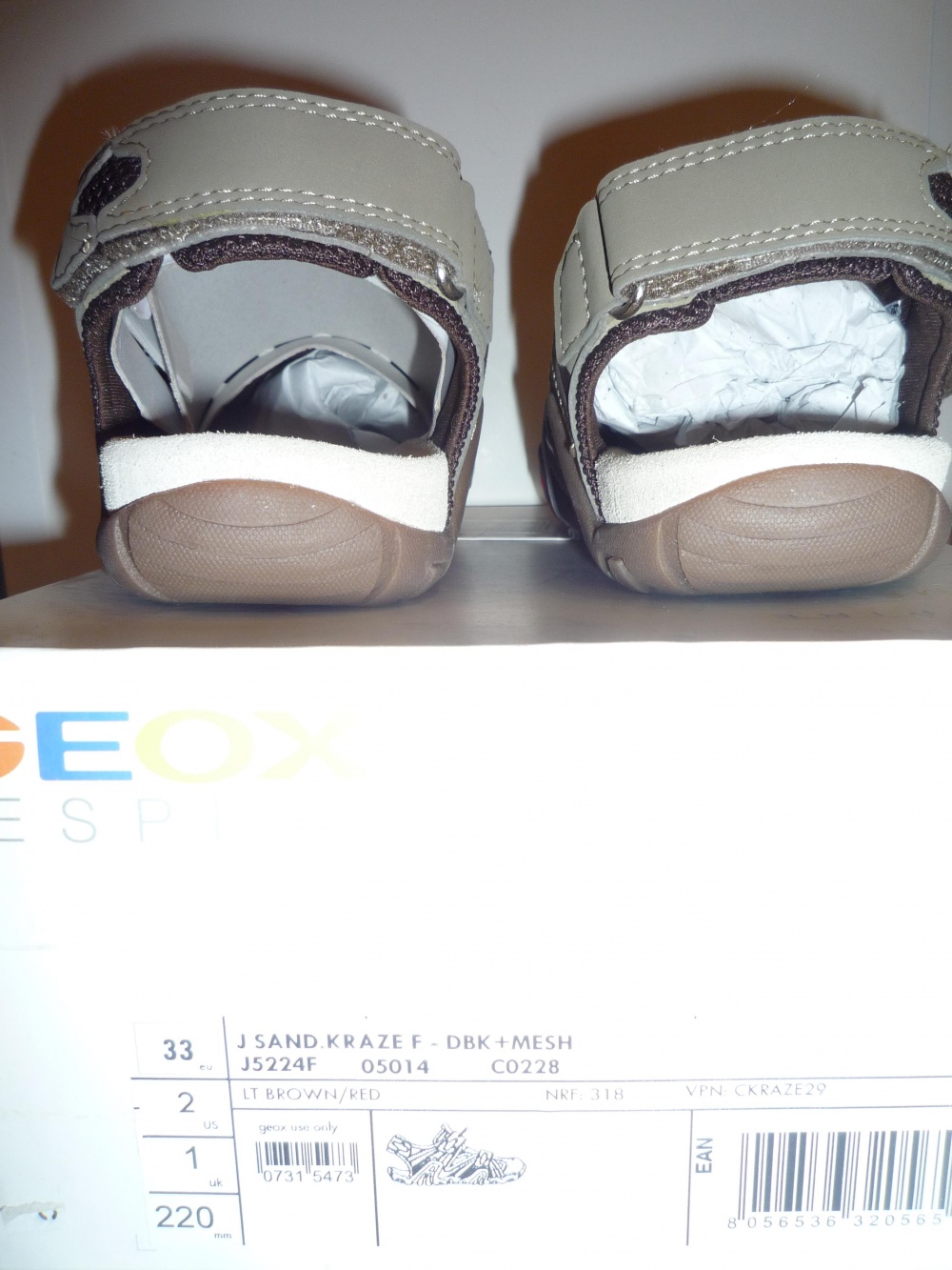 Туфли GEOX 33 размер