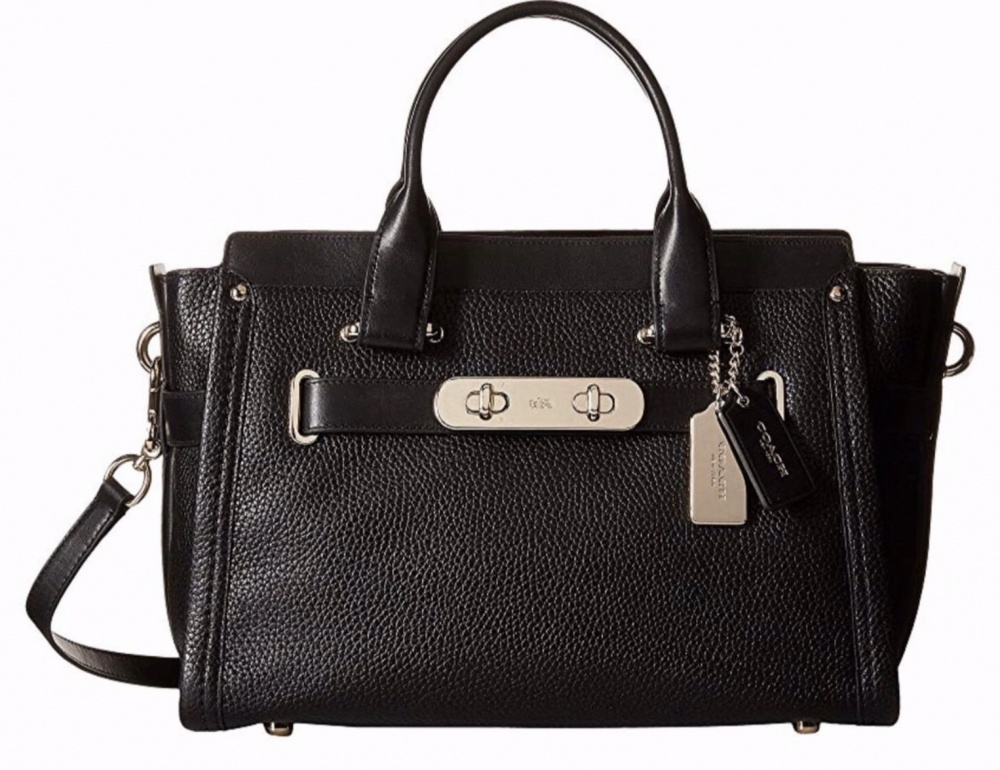 Сумка Coach Pebbled Swagger Carryall