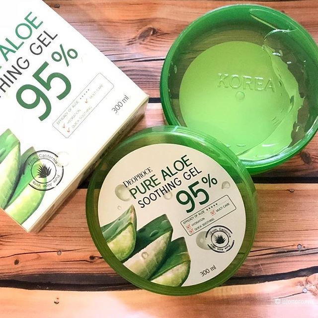 DEOPROCE Pure Aloe Soothing Gel 95% Универсальный гель с 95% алоэ вера