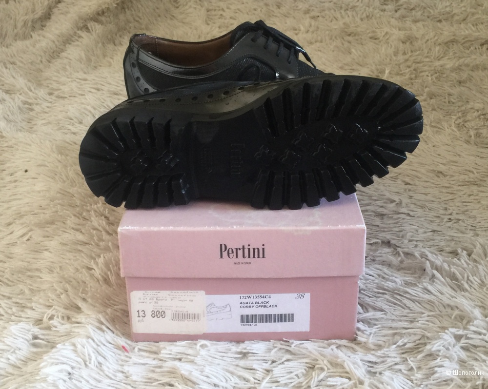 Туфли Pertini, 38 р. - на 39 размер