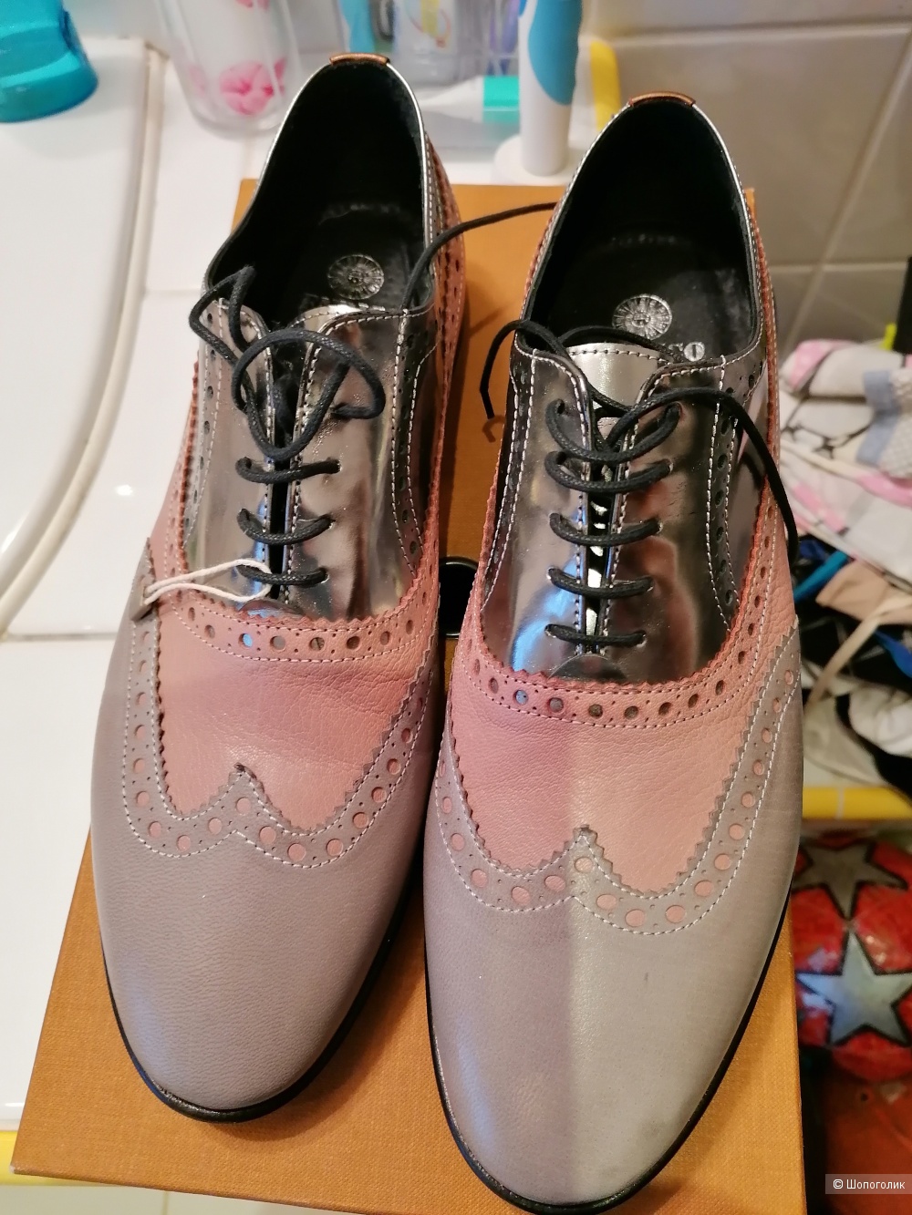 Кожаные туфли Enrico Fantini 42 размера