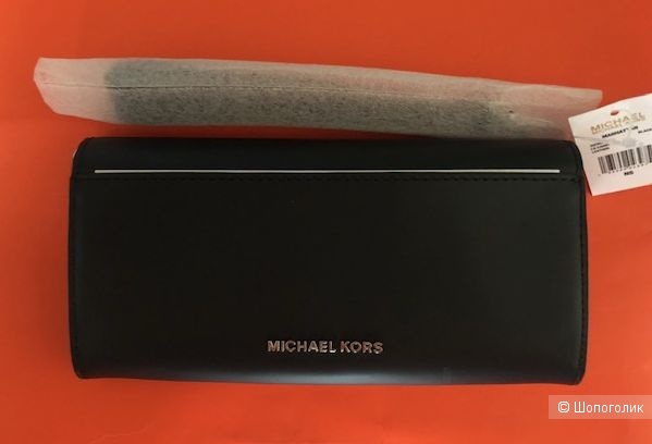 Клатч MICHAEL MICHAEL KORS. Manhattan Large Viola Leather