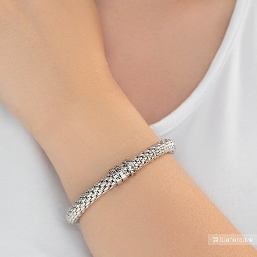Серебряный браслет Соколов, 19 р.