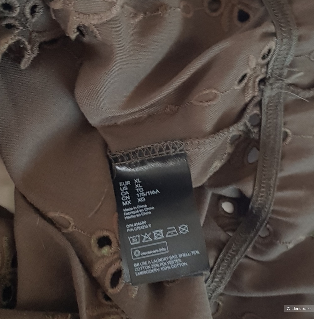 Топ с рукавами 3/4 H&M 48-50 размер