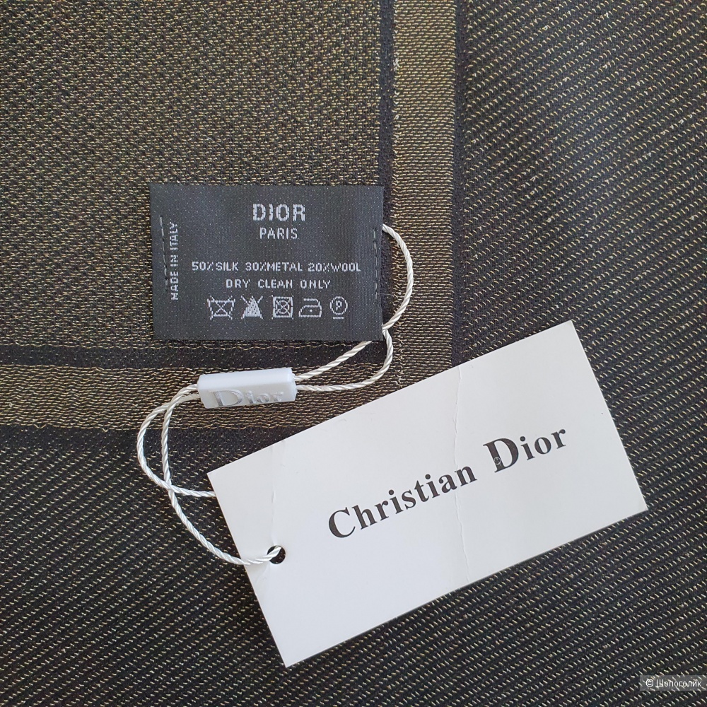 Платок (шаль) Christian Dior черный