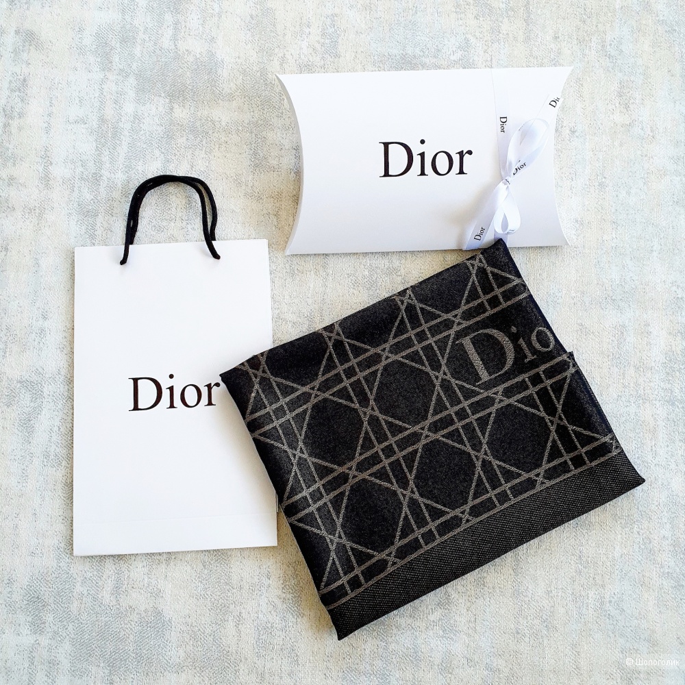 Платок (шаль) Christian Dior черный