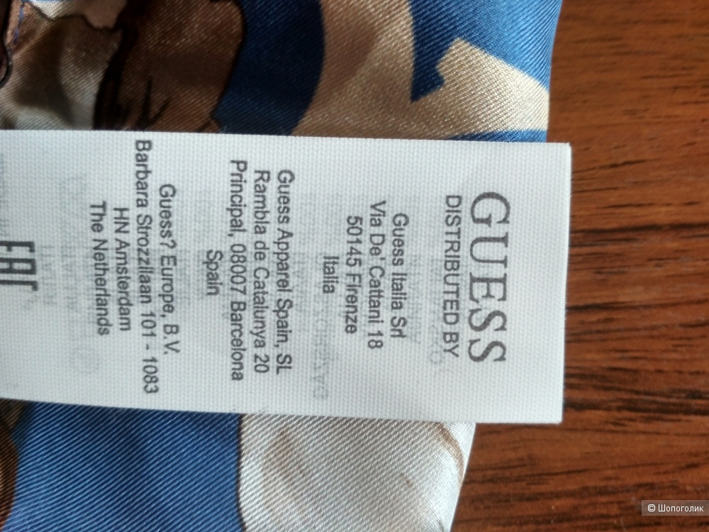 Шейный шелковый платок Guess , 50*50
