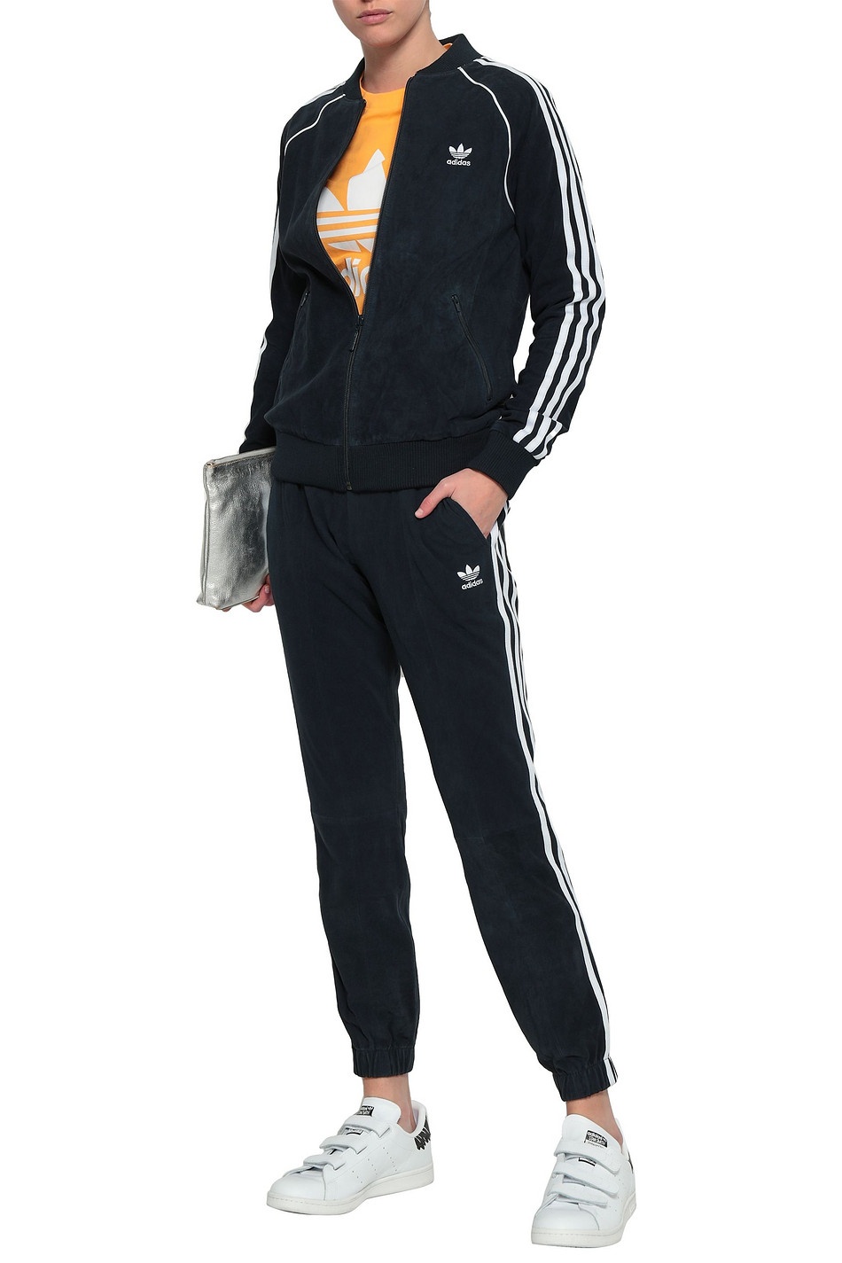 Замшевые брюки Adidas Original 8UK