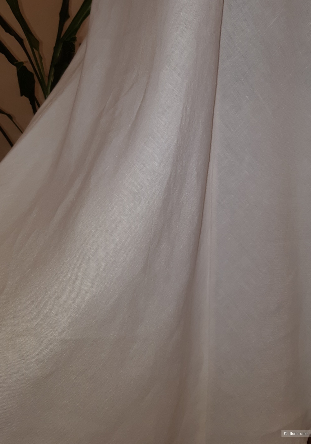 Льняное платье zara, размер 44/46