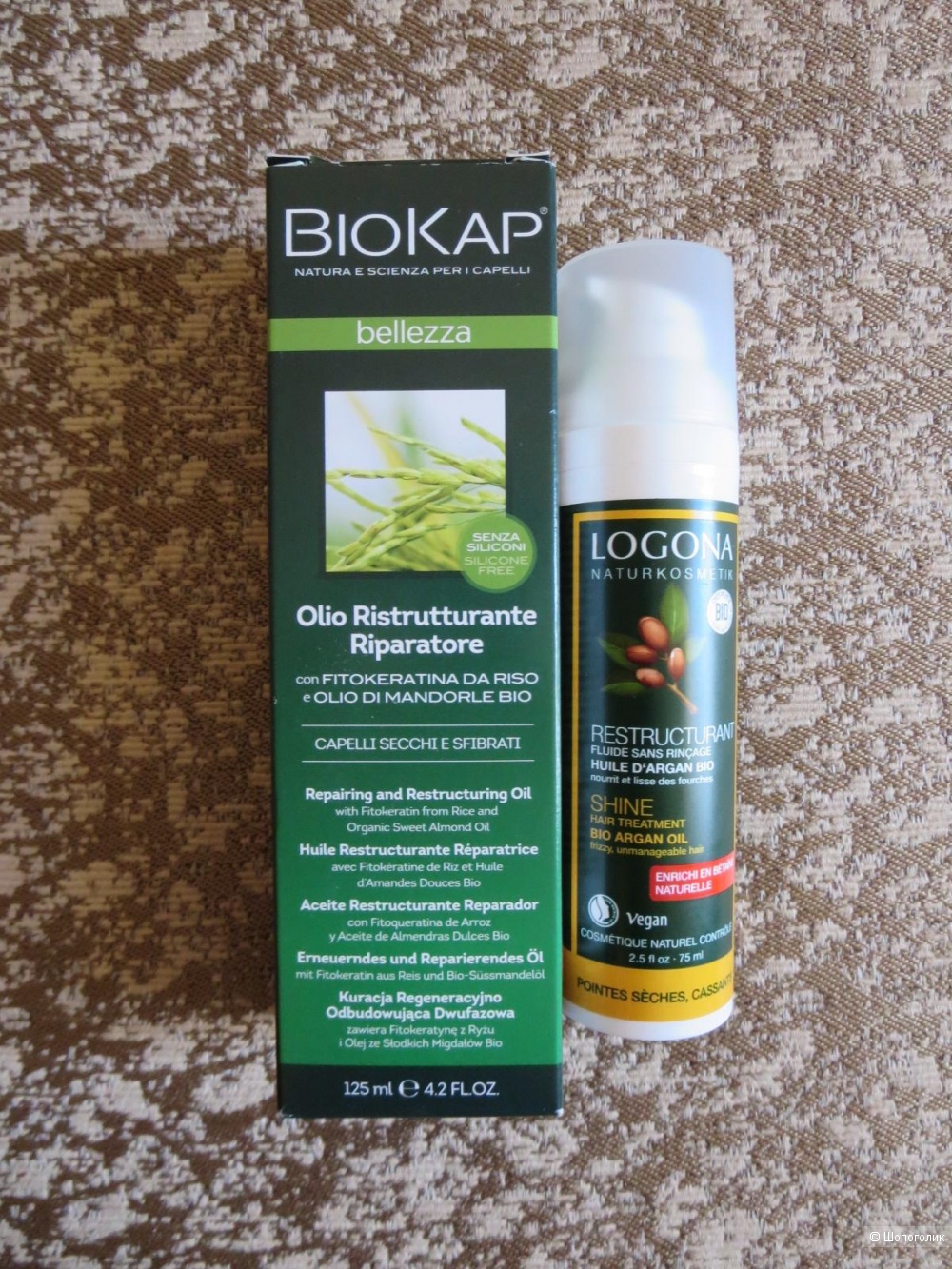 Сыворотка для  волос Logona + масло для волос BioKap