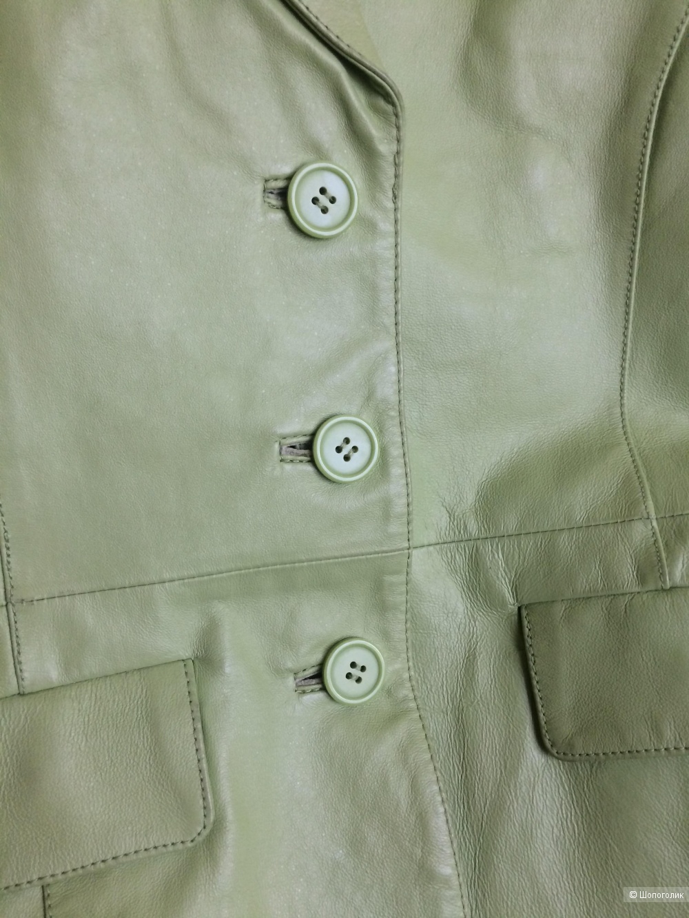 Кожаная куртка пиджак  Isaco размер М