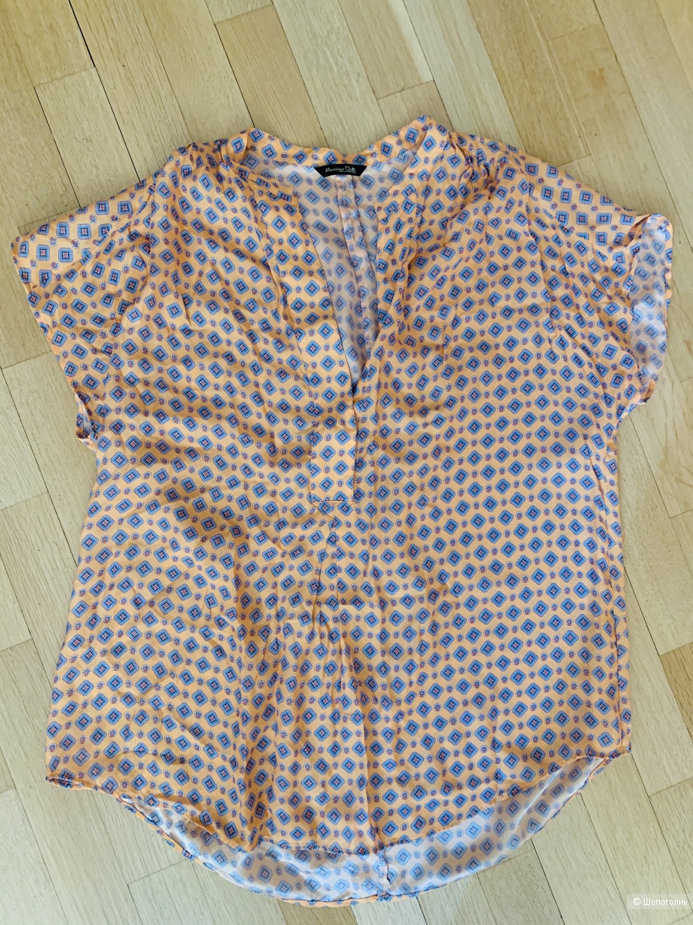 Шелковая блуза Massimo Dutti L - XL